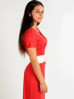 Sweet Miss Abito lungo con maniche corte