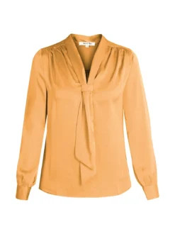 Sweet Miss Blusa donna in raso con cravatta