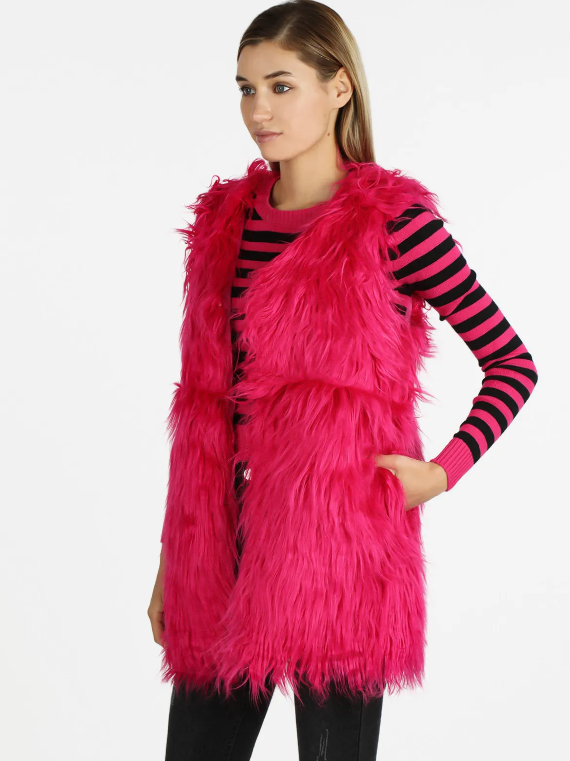Sweet Miss Gilet donna peloso