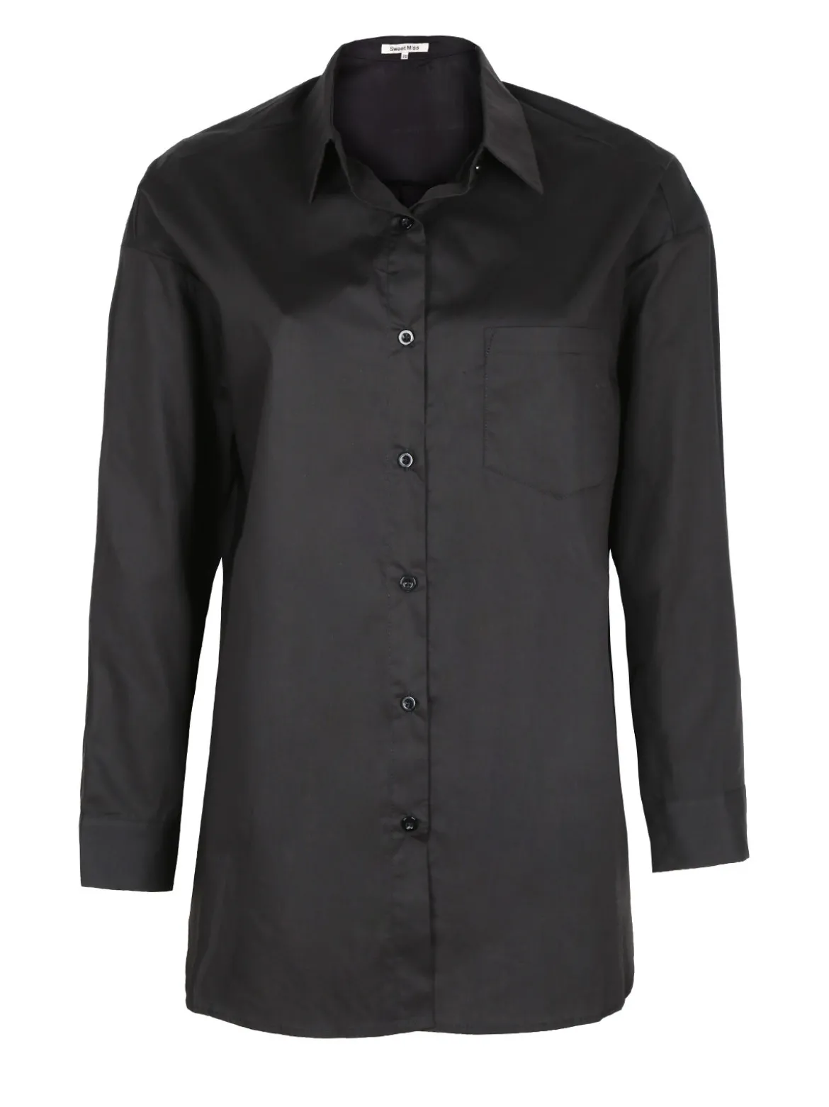 Sweet Miss Maxi camicia donna oversize in cotone