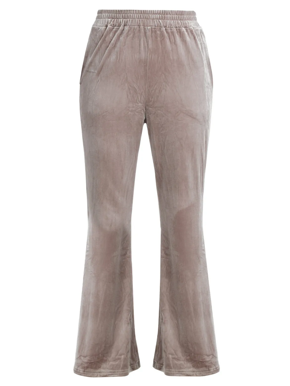 Sweet Miss Pantaloni a zampa da donna in velluto