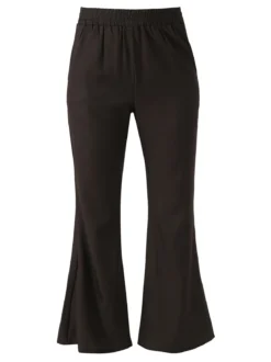 Sweet Miss Pantaloni donna cropped con finale largo - militare