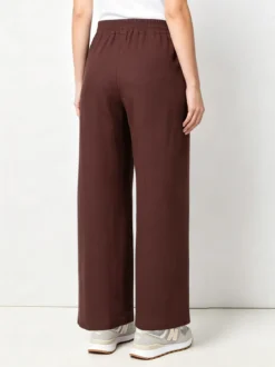 Sweet Miss Pantaloni donna in viscosa a gamba larga - moro