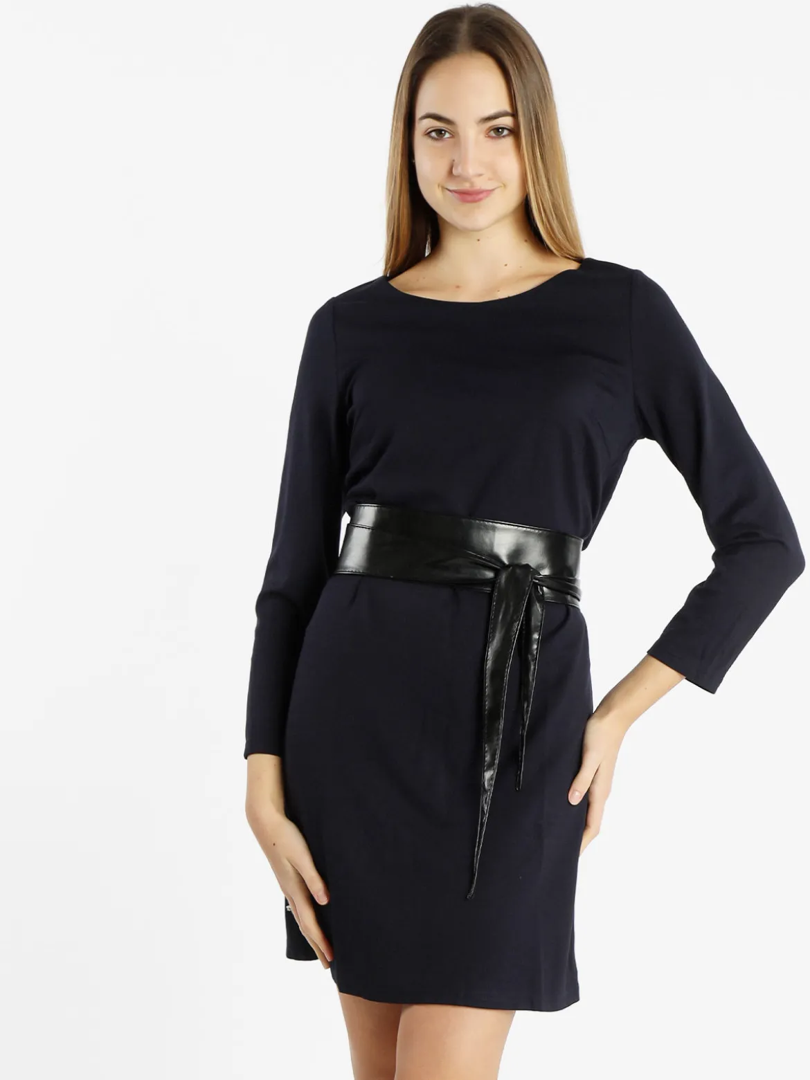 Sweet Miss Vestito da donna a maniche lunghe in tinta unita
