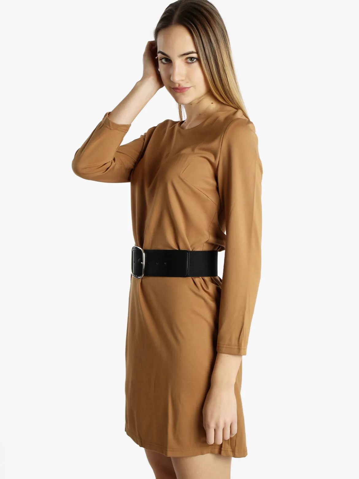 Sweet Miss Vestito da donna a maniche lunghe in tinta unita