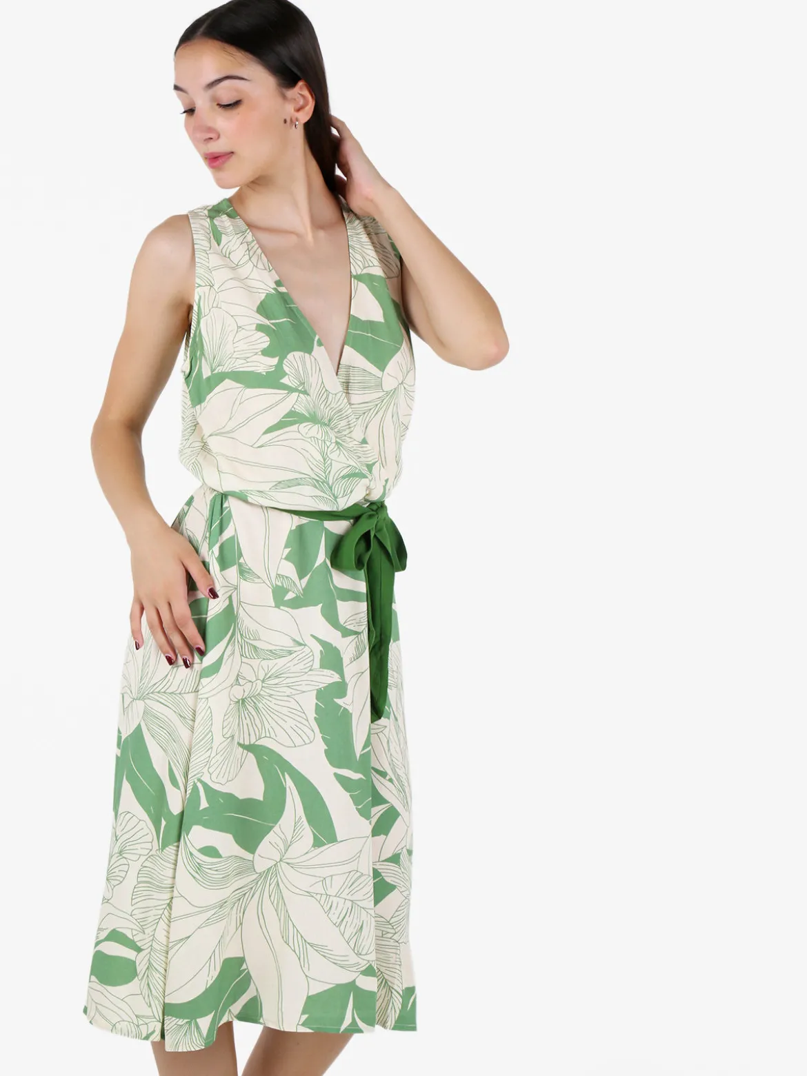 Sweet Miss Vestito donna smanicato con scollo a V