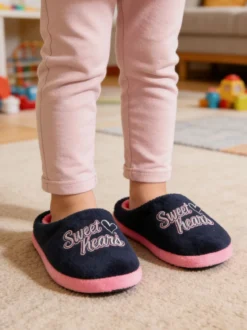 Sweet Years Pantofole invernali da bambina - blu scuro
