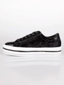 Sweet Years Sneakers nere in velluto