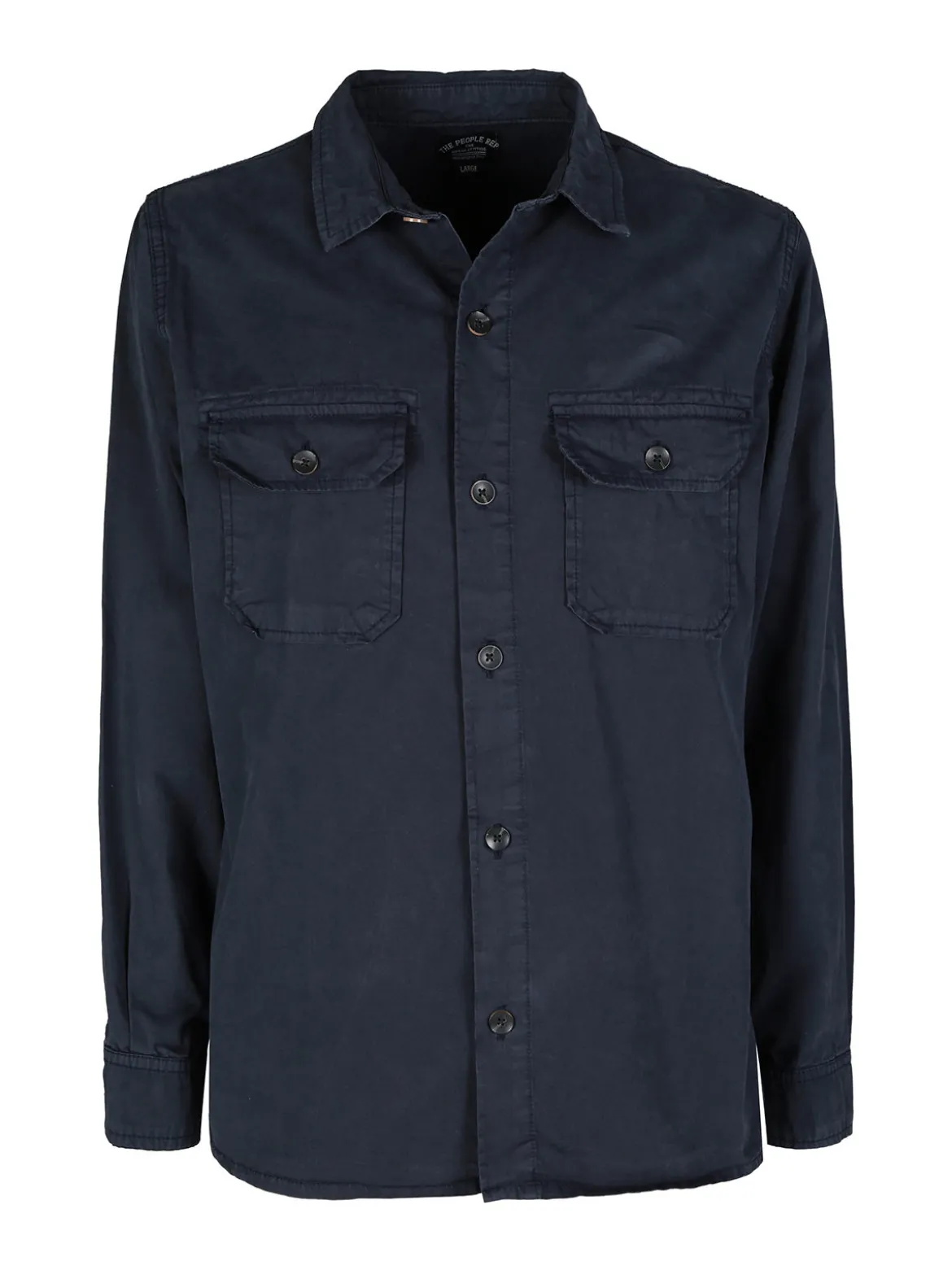 The People Rep Giacca camicia casual da uomo in cotone con bottoni