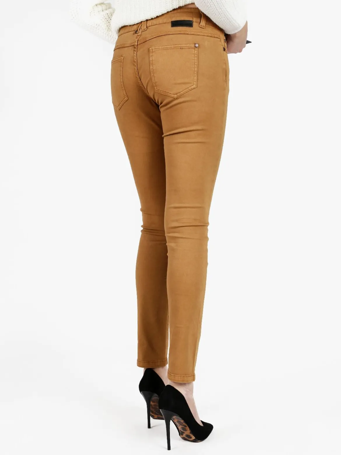 The People Rep Pantaloni 5 tasche in cotone slim fit
