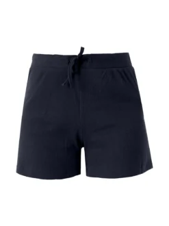 The People Rep Shorts sportivi da donna a costine con coulisse - blu scuro