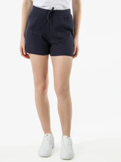 The People Rep Shorts sportivi da donna a costine con coulisse - blu scuro