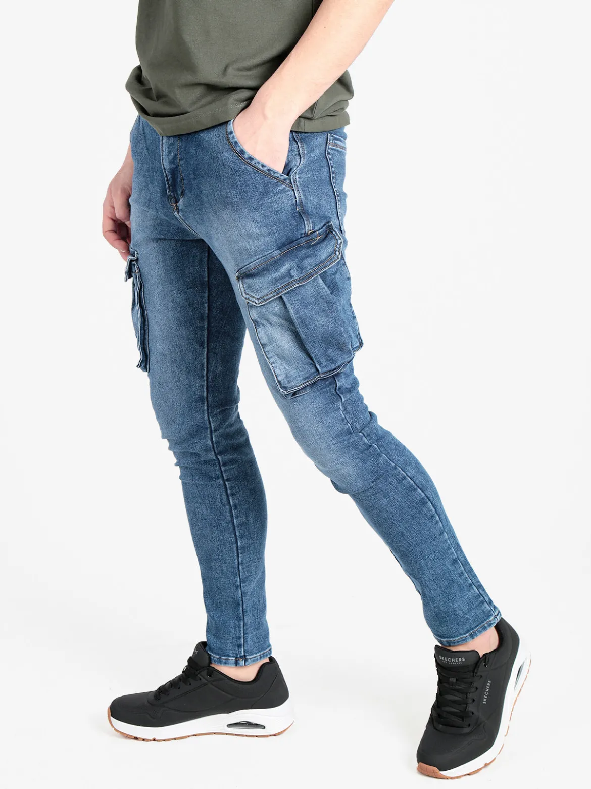 Tmk Jeans cargo da uomo