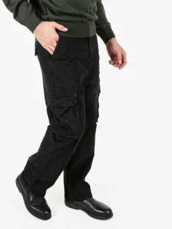 Tmk Pantaloni cargo baggy da uomo - nero