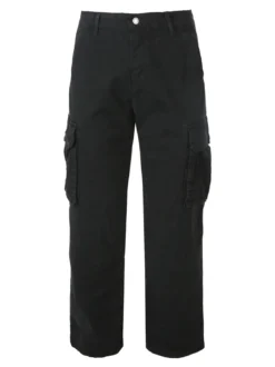 Tmk Pantaloni cargo baggy da uomo - nero