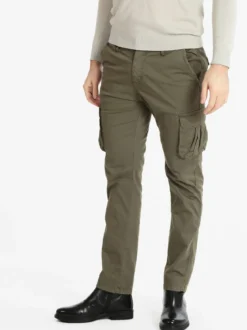 Tony Backer Pantaloni in cotone uomo con tasconi