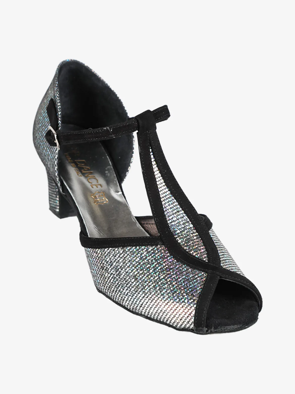 Top Dance Shoes Scarpe da ballo donna in pelle con puntale aperto