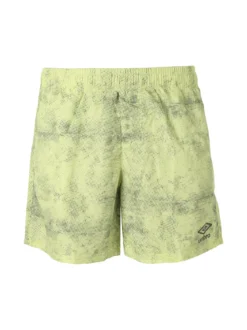 Umbro Boxer mare da uomo con logo e stampa texture - limone