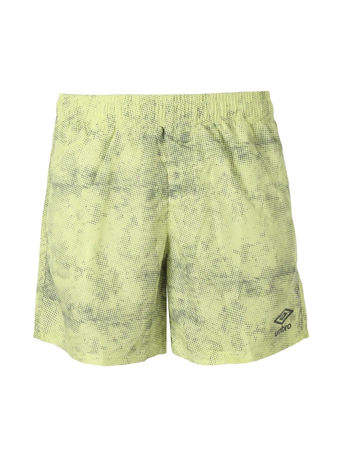 Umbro Boxer mare da uomo con logo e stampa texture - limone