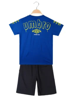Umbro Completo corto da ragazzo in cotone con t-shirt e bermuda