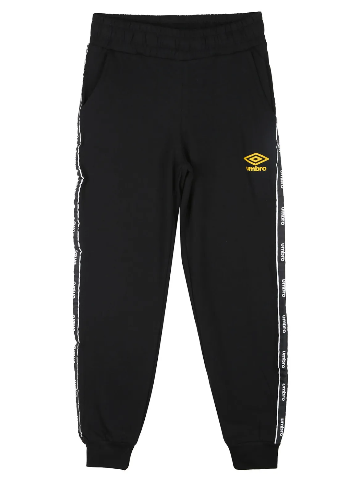 Umbro Completo tuta 2 pezzi da bambino con interno felpato - nero