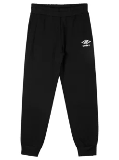 Umbro Completo tuta 2 pezzi da bambino con zip e stampa logo - verde