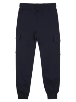 Umbro Completo tuta 2 pezzi da bambino full zip con pantaloni cargo - rosso
