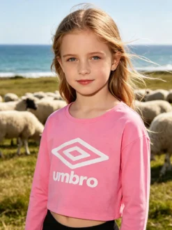 Umbro Maglia cropped da ragazza