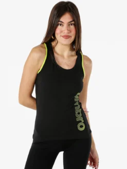 Umbro Top donna vogatore in cotone elasticizzato - verde chiaro