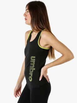 Umbro Top donna vogatore in cotone elasticizzato - verde chiaro