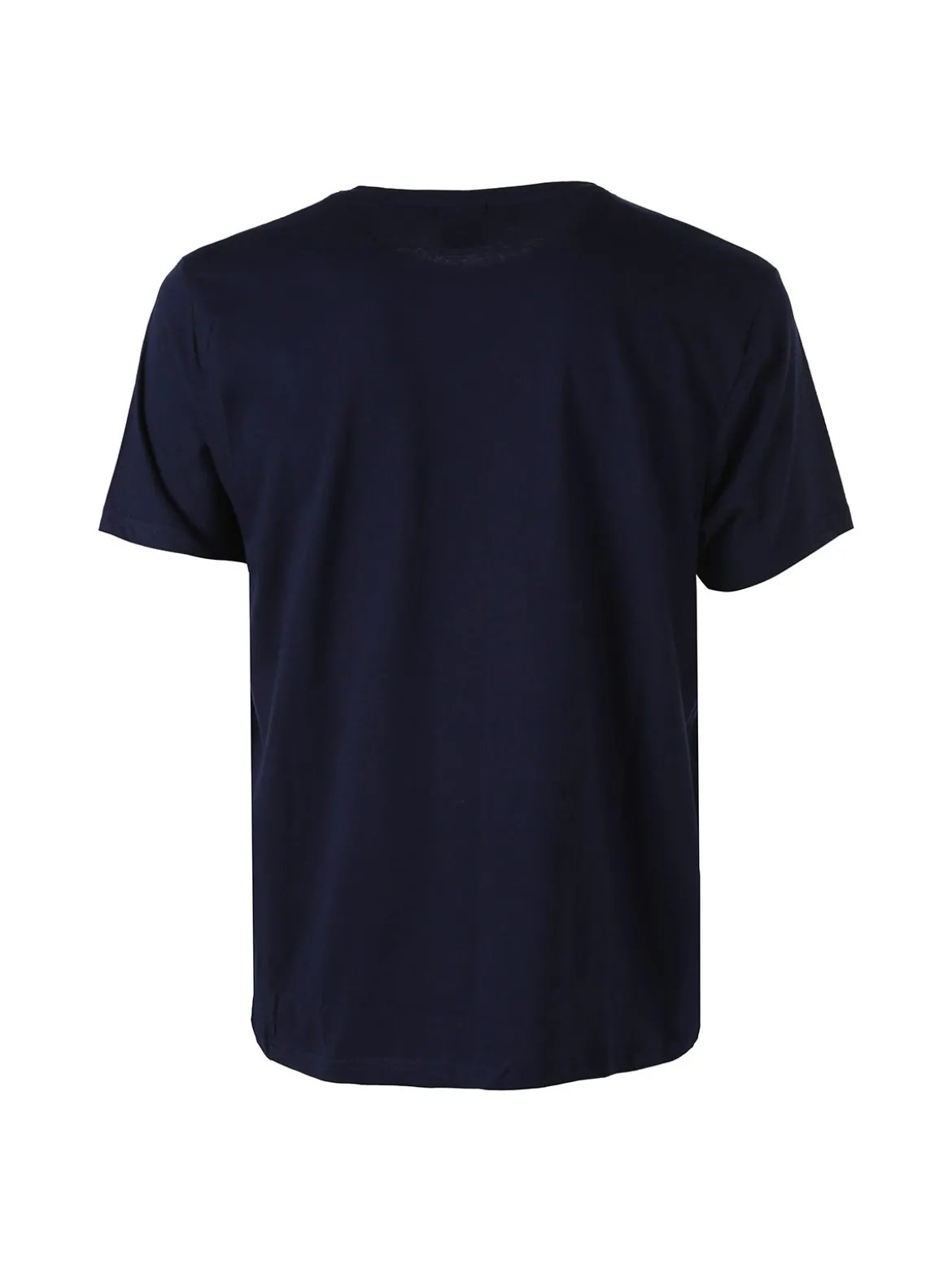 Umbro T-shirt girocollo da uomo in cotone con logo - blu scuro