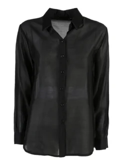 Unique Camicia donna a maniche lunghe - nero
