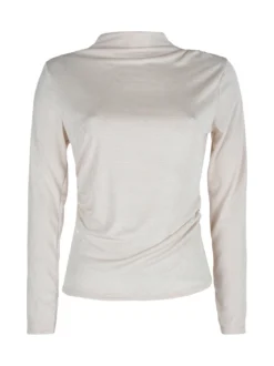 Unique Maglia donna accollata a maniche lunghe