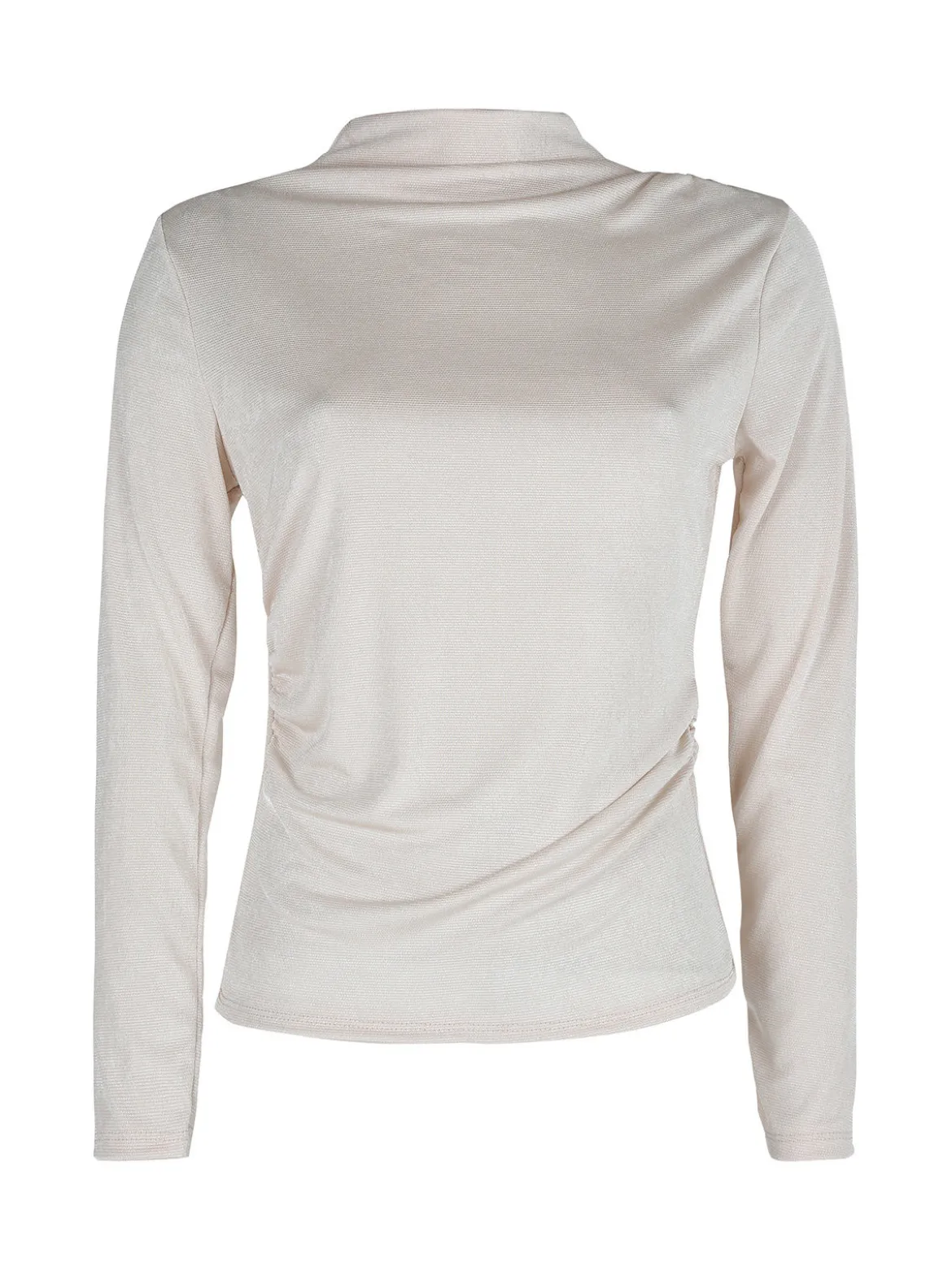 Unique Maglia donna accollata a maniche lunghe
