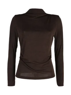 Unique Maglia donna accollata a maniche lunghe
