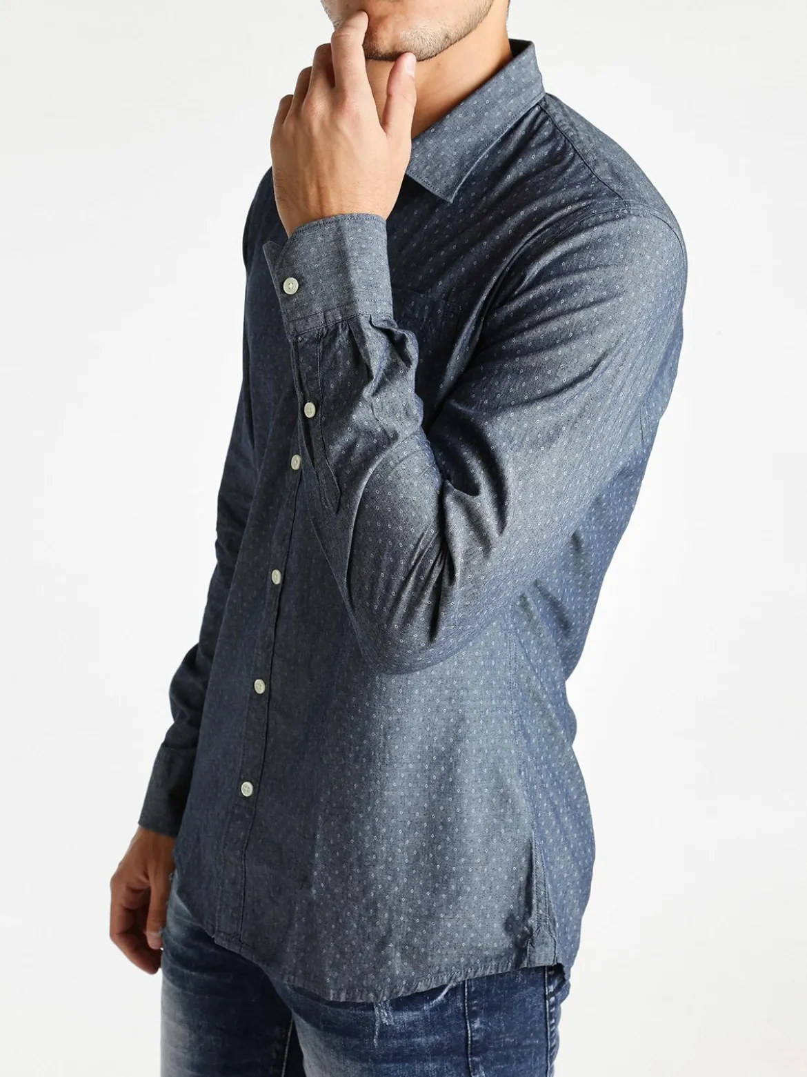 Urban Ring Camicia in cotone con taschino