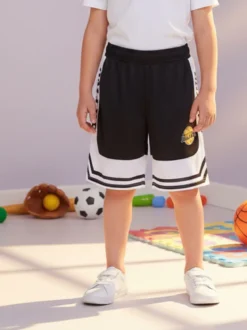 Urchin Bermuda sportivi da bambino - nero
