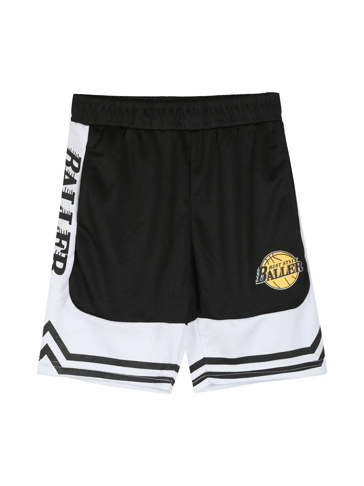 Urchin Bermuda sportivi da bambino - nero