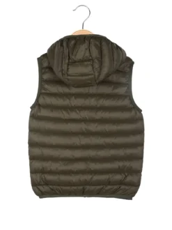 Urchin Gilet imbottito da ragazzo con cappuccio e zip - militare