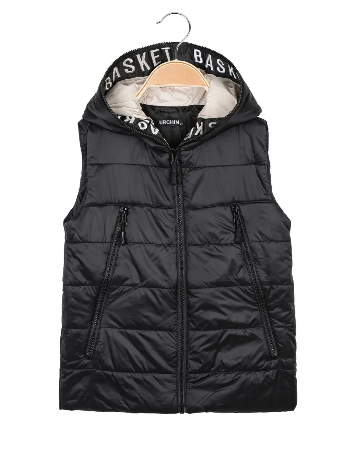 Urchin Smanicato da bambino con cappuccio e zip