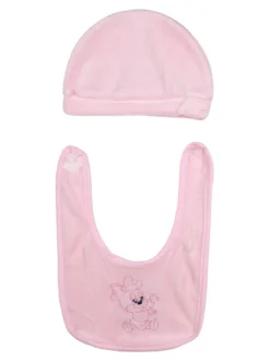 Urchin Tutina da neonata in ciniglia con accessori coordinati - rosa