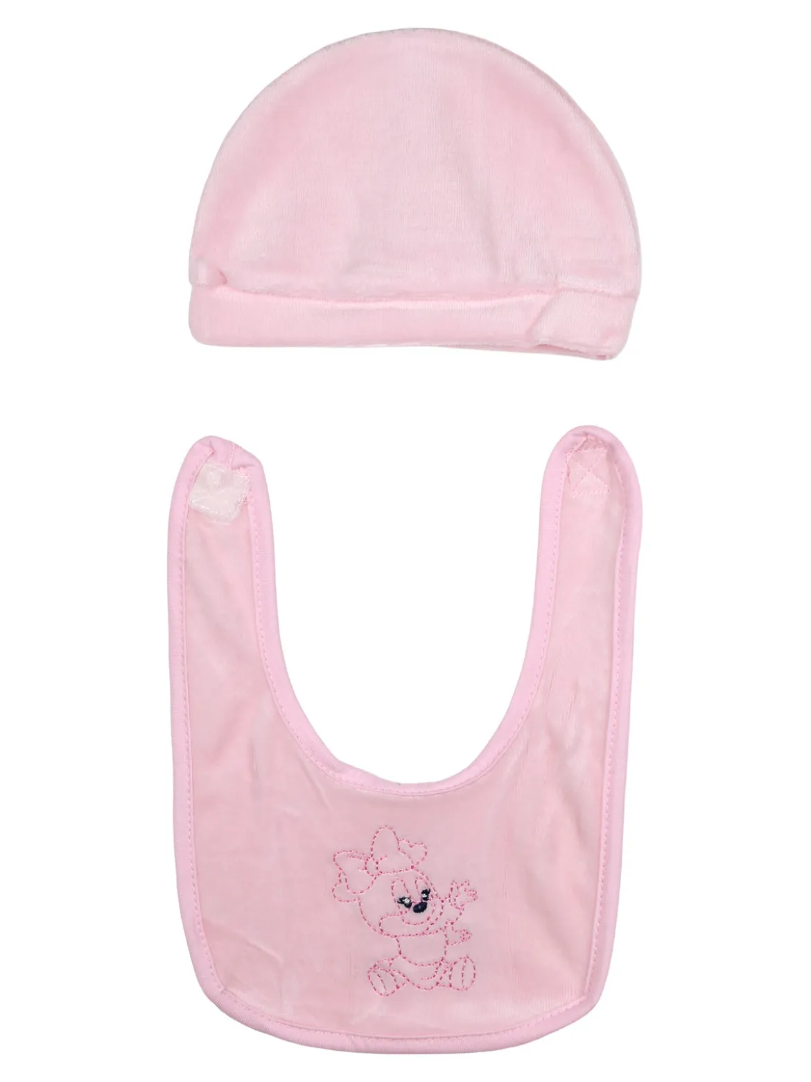 Urchin Tutina da neonata in ciniglia con accessori coordinati - rosa