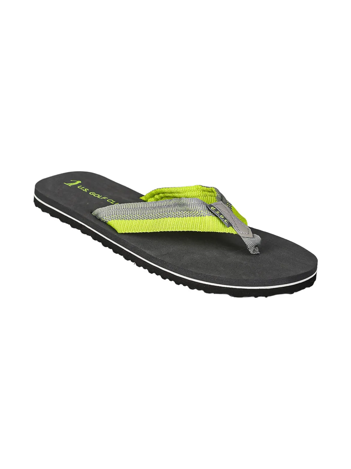U.S. Golf Club Infradito da uomo leggere con fascette in tessuto - grigio scuro
