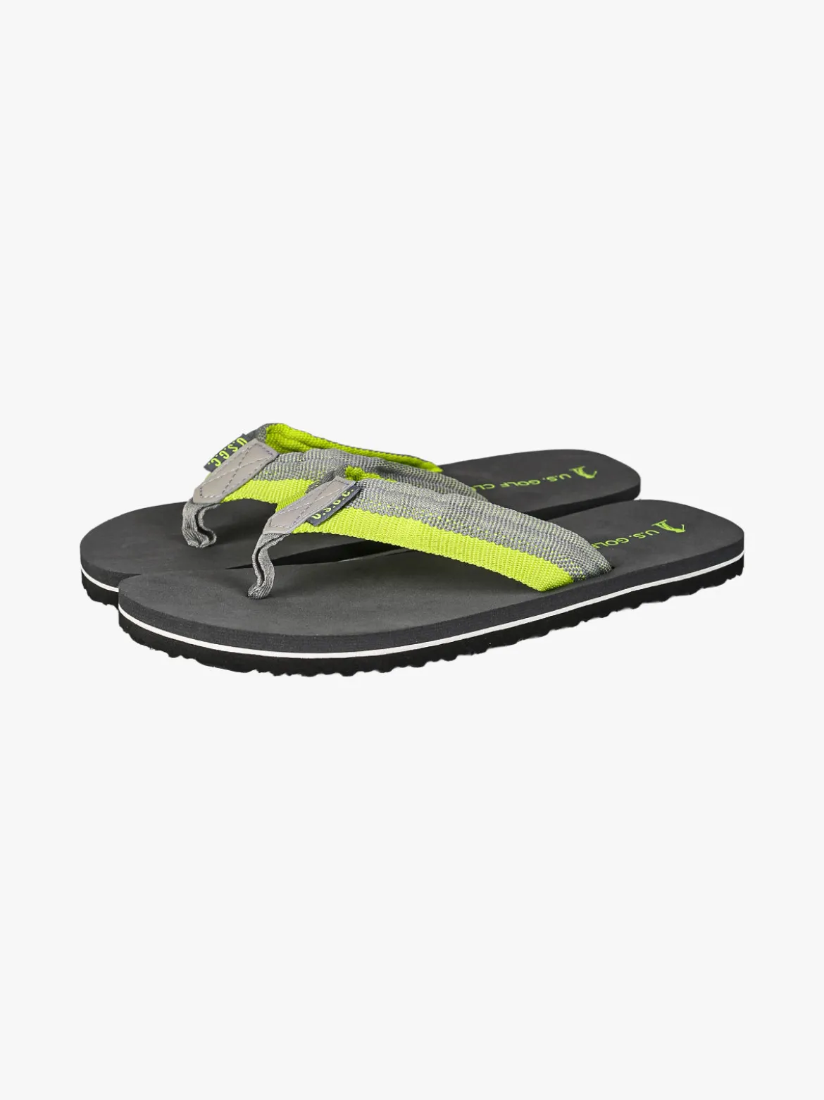 U.S. Golf Club Infradito da uomo leggere con fascette in tessuto - grigio scuro