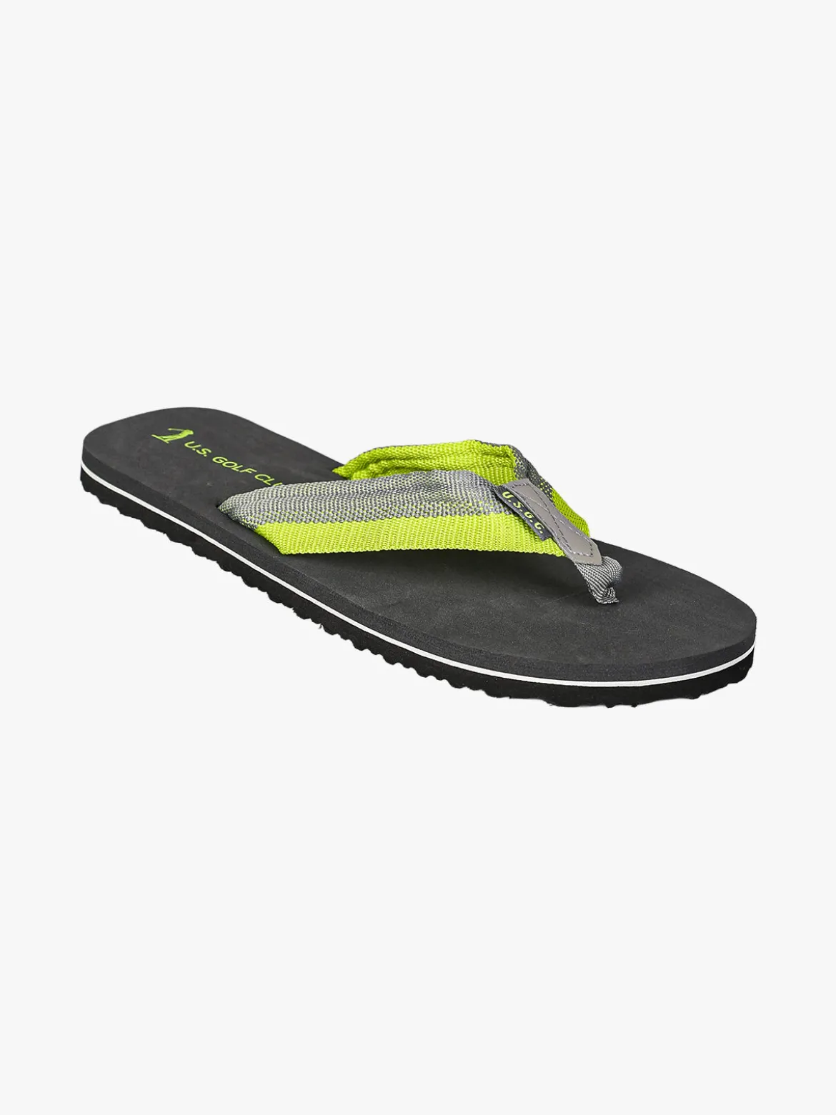 U.S. Golf Club Infradito da uomo leggere con fascette in tessuto - grigio scuro