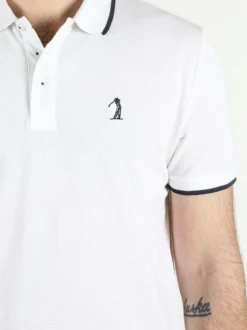 U.S. Golf Club Polo da uomo a maniche corte in cotone