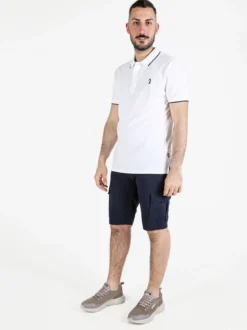 U.S. Golf Club Polo da uomo in cotone a maniche corte