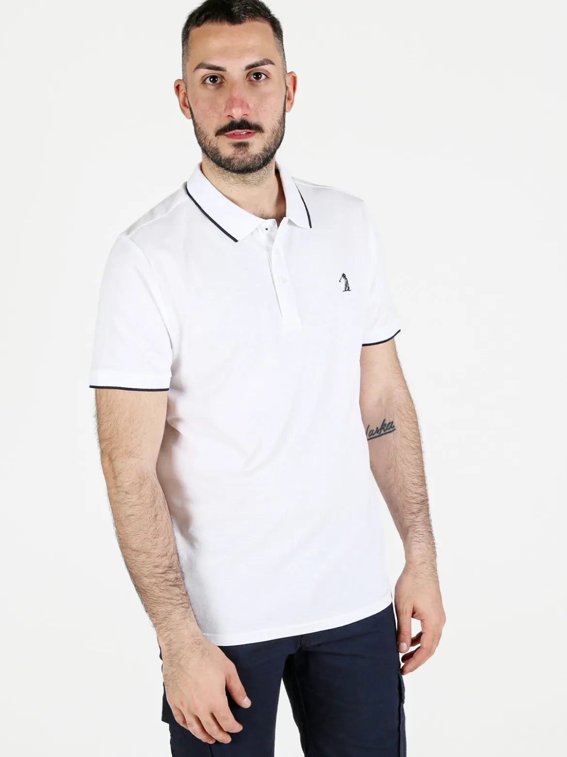U.S. Golf Club Polo da uomo in cotone a maniche corte