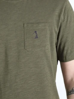 U.S. Golf Club T-shirt uomo in cotone con taschino