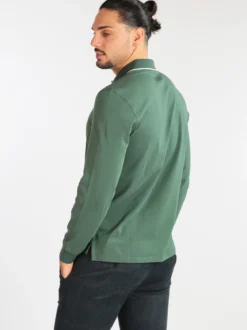 U.S. Polo Assn. Polo da uomo in cotone manica lunga